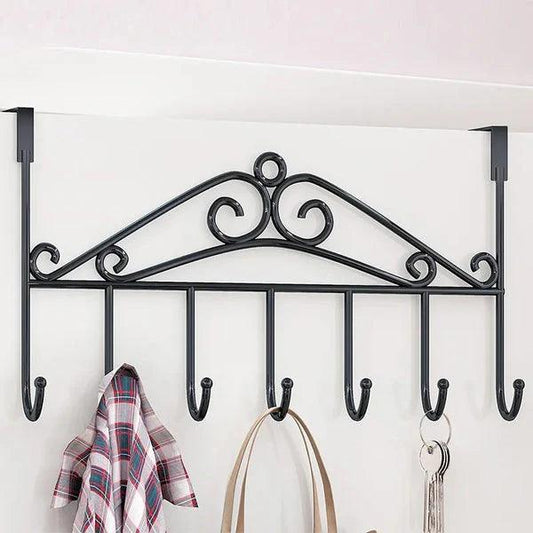7 Hook Iron Door Hanger for Home Organization and Decor - Clarify.pk