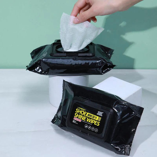 80Pcs Pack Shoes Cleaning Wipes.