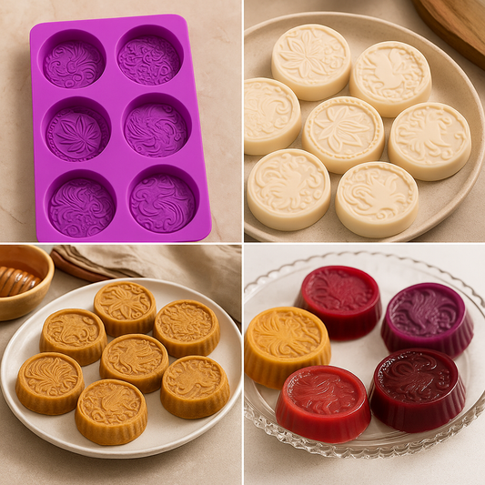 Silicone Biscuit Mold for Chocolate, Jelly, Kunafah & Soap