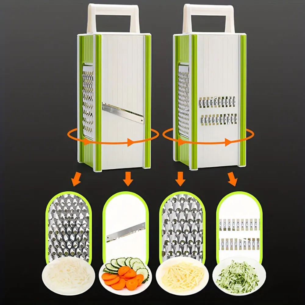Clarify.pk 5-in-1 kitchen slicer for vegetables with multiple grater and slicing options