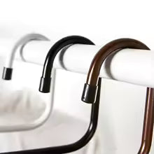 Clarify.pk 5 in 1 pants hanger organizer in white black and brown for efficient closet storage