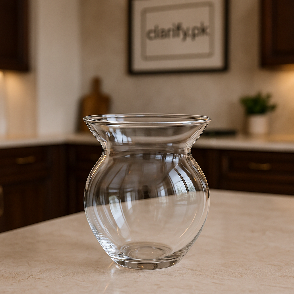 Luxury Ribbed Glass Jar – Airtight Storage Container