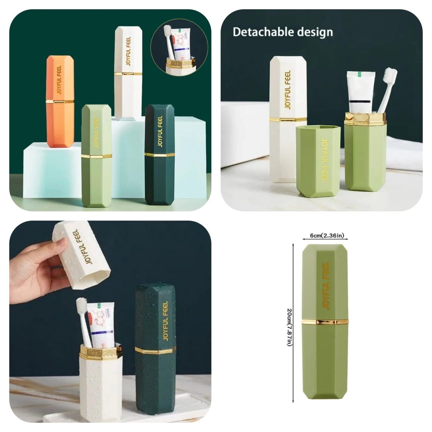 Portable Toothbrush Case for Travel and Hygiene Essentials
