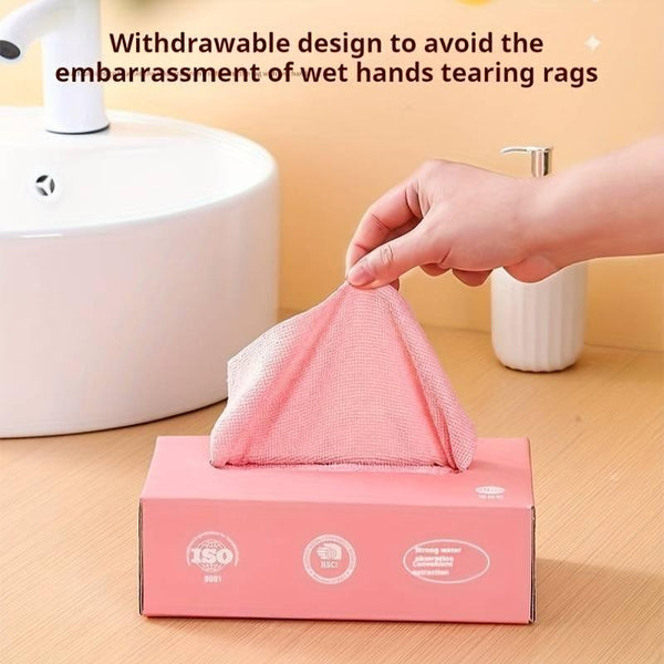 Reusable Pack of 20Pcs/ pack of 10Pcs box Microfiber Towel Absorbent Kitchen Cleaning Dishcloths.