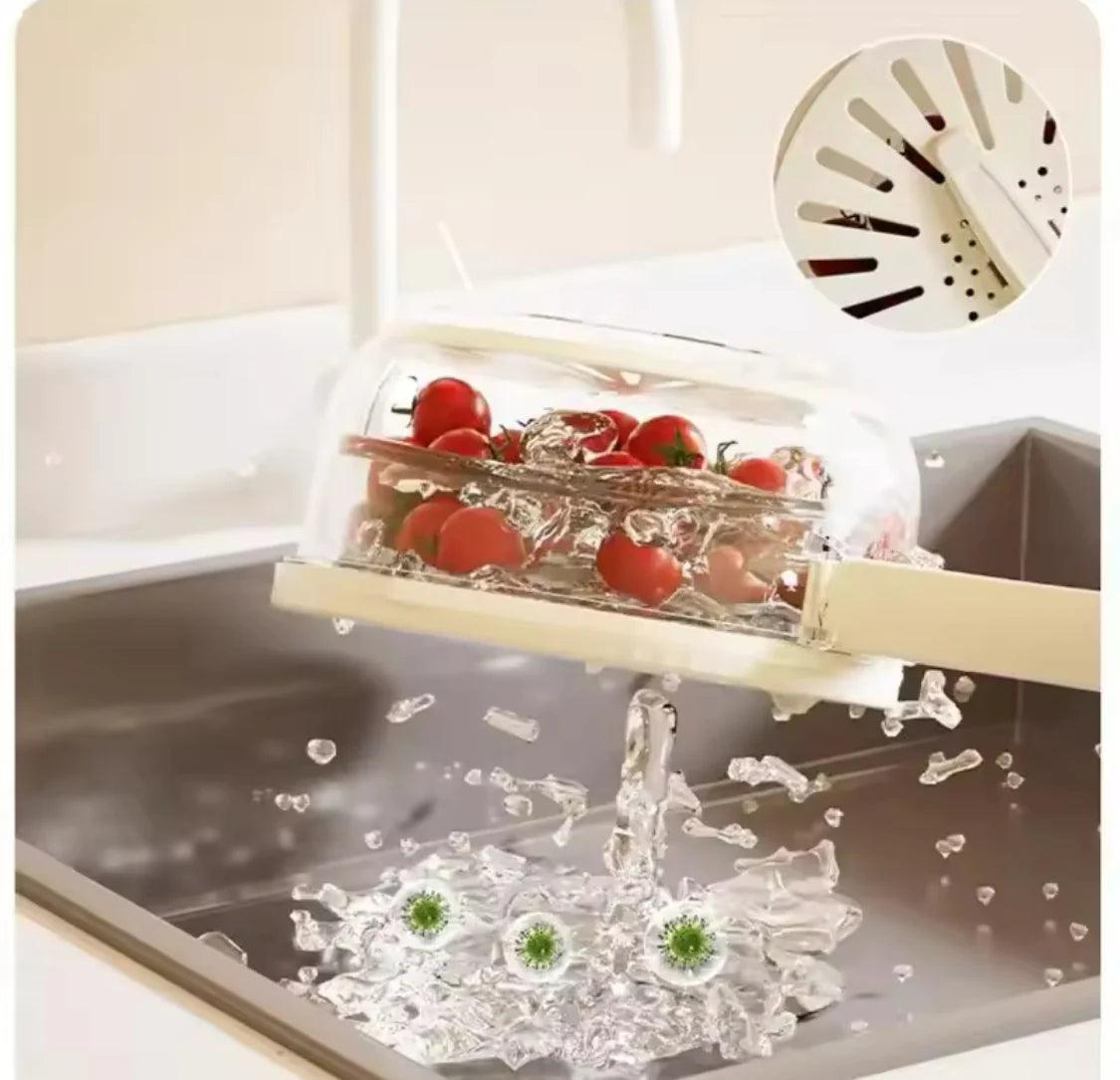 Vegetable and Fruit Washing Bowl for Easy Cleaning and Food Prep