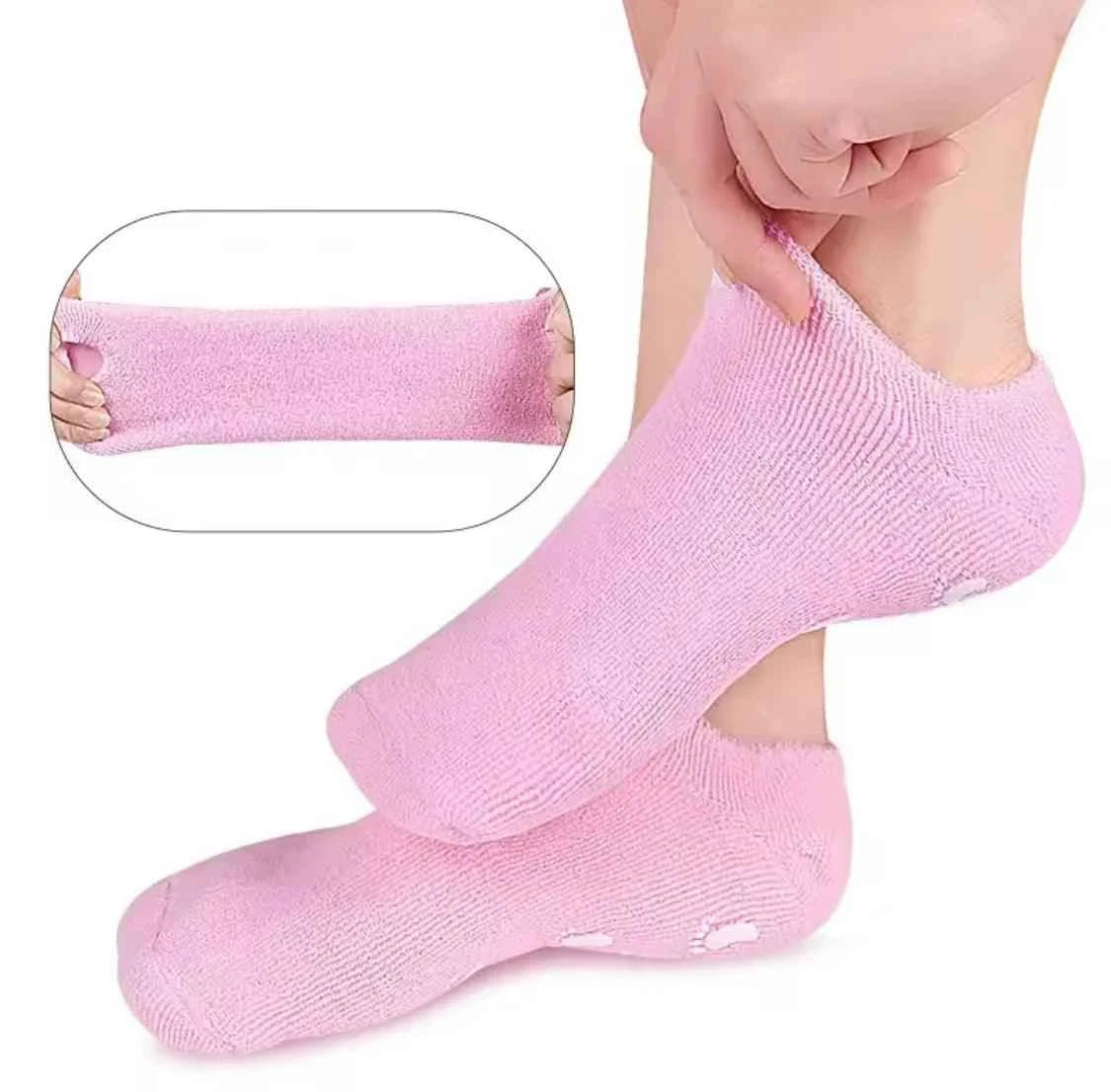 Reusable Moisturizing Gel Heel Socks.