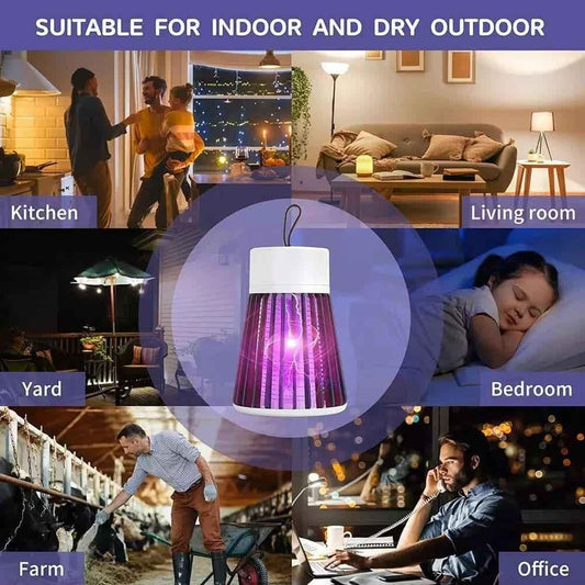 USB Powered Mosquito Killer Lamp, Electric Insect Trap, LED Bug Zapper for Mosquito Control.