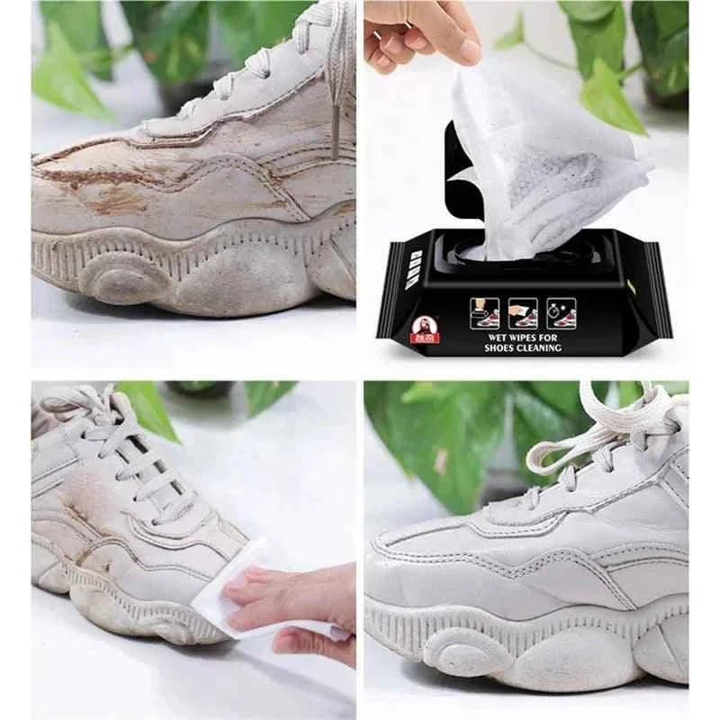 80Pcs Pack Shoes Cleaning Wipes. Buy 1 Get 1 Free