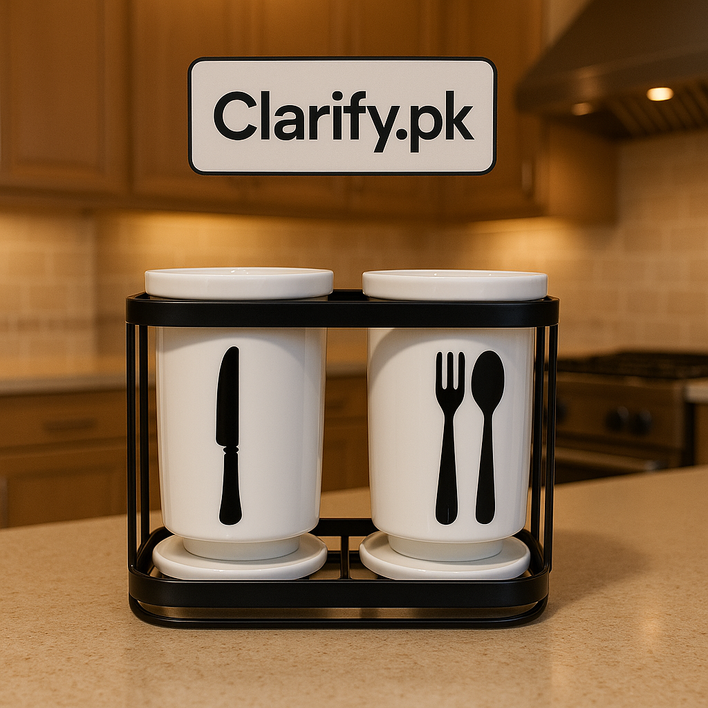 Metal Stand Spoon Holder – Kitchen Organizer