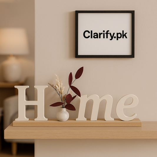 Home Wooden Decoration Piece – Rustic Tabletop Décor for Living Room