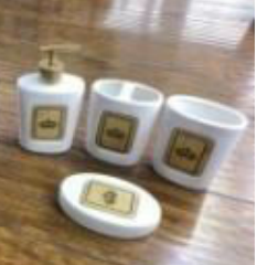 4Pcs Luxury Bath Set – Elegant Bathroom Accessories