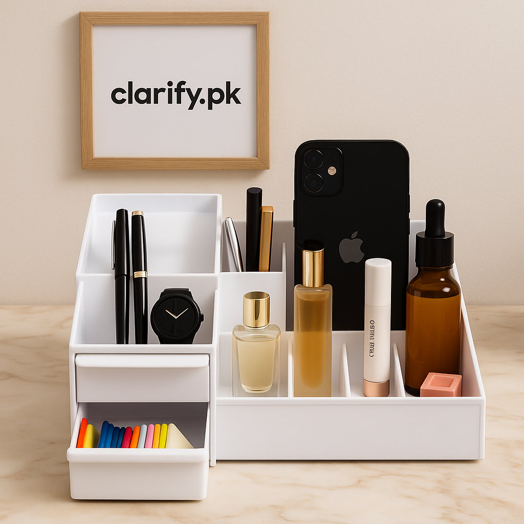 Desk Organizer Storage Box – Stylish Workspace Solution