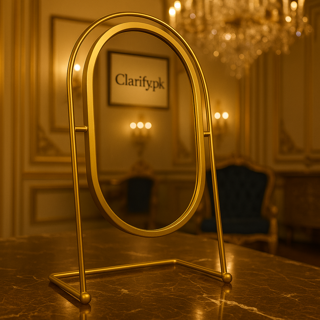Metal Golden Mirror – Luxury Wall Mirror