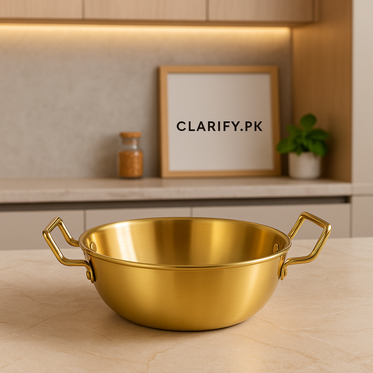 Deep Stainless Steel Bowl – 17cm Kitchen Serving Bowl