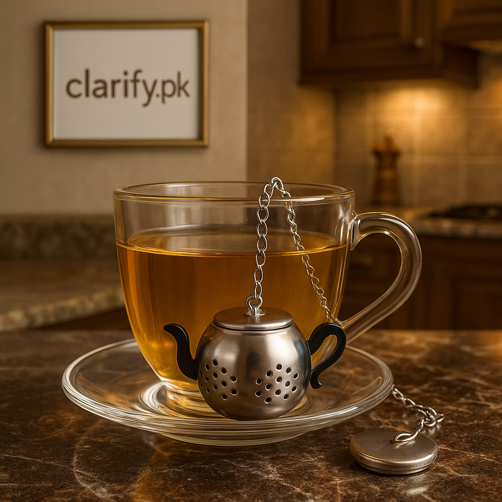 Stainless Steel Kettle-Shape Tea Infuser – Durable Teapot Design