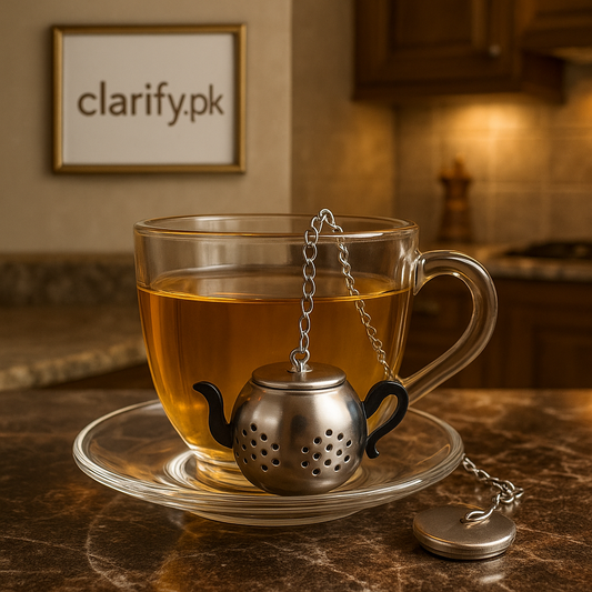 Stainless Steel Kettle-Shape Tea Infuser – Durable Teapot Design