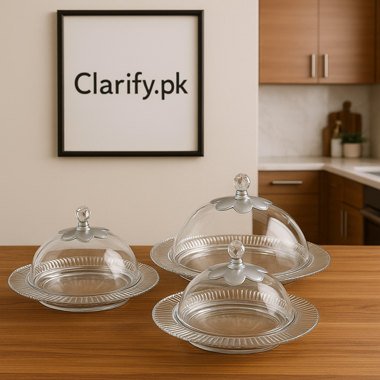 Acrylic Cake Stand with Dome Lid