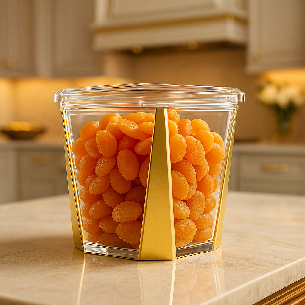 Glowy Acrylic Jar – 600ml Storage Container