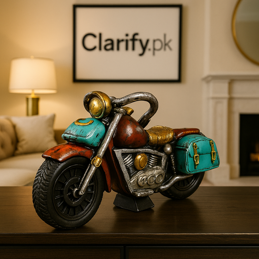 Vintage Bike Showpiece – Handcrafted Metal Decor