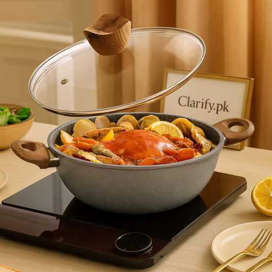 Synmore Granite Coating Pot – Nonstick Cooking Pan