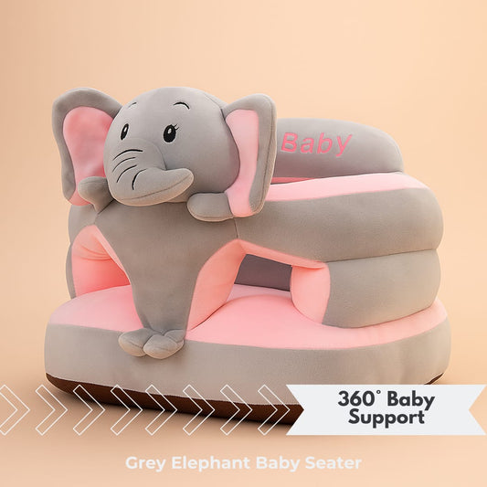 Grey Elephant Baby Seater – 360° Baby Support