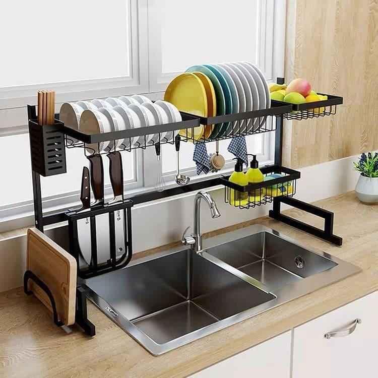 Stainless Steel 85cm Kitchen Multipurpose Rack.