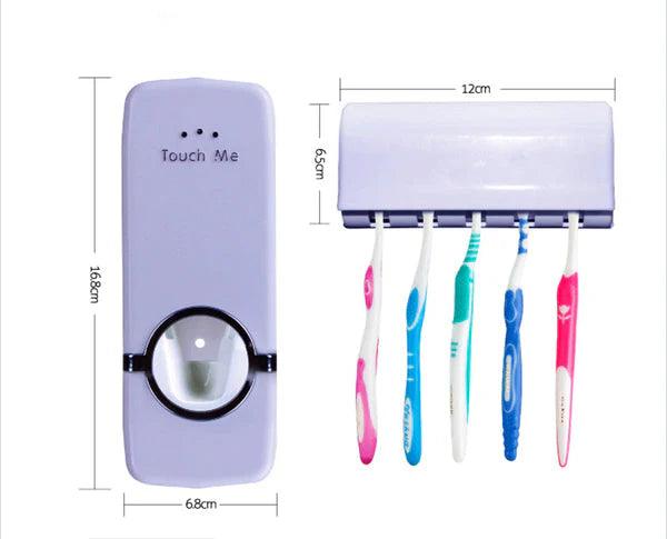 Toothpaste Dispenser Holder: Convenient Toothpaste Dispenser with Holder - Clarify.pk