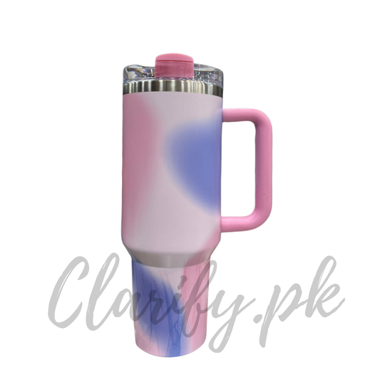 Premium Pink & Blue Gradient Cloud 40oz Tumbler – 1200ml