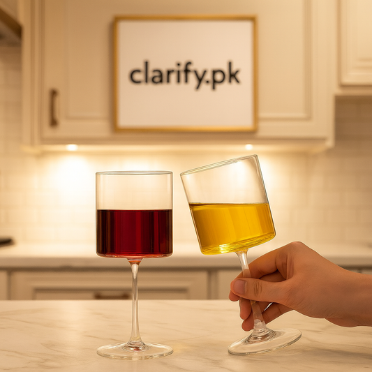 Modern Water Glass – Elegant Drinking Tumbler (Single)