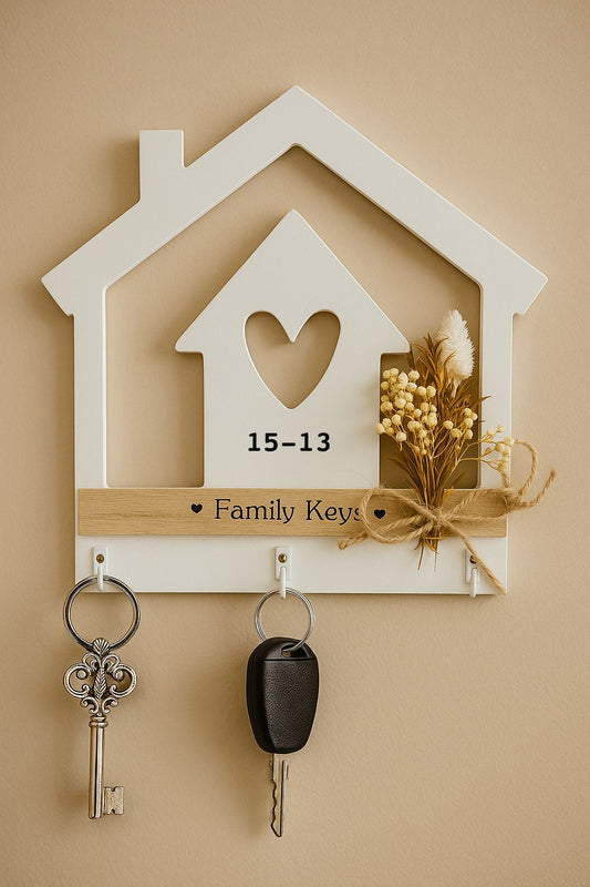 Wooden Key Holder – Stylish Home Wall Organizer