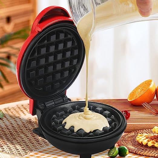 Mini Waffle Maker - Compact and Easy-to-Use for Quick Breakfasts
