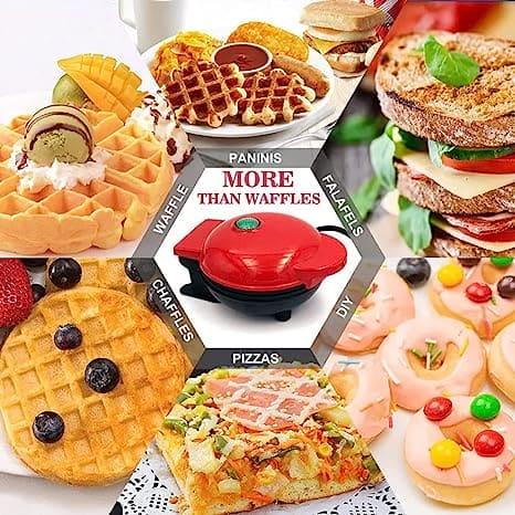 Mini Waffle Maker - Compact and Easy-to-Use for Quick Breakfasts