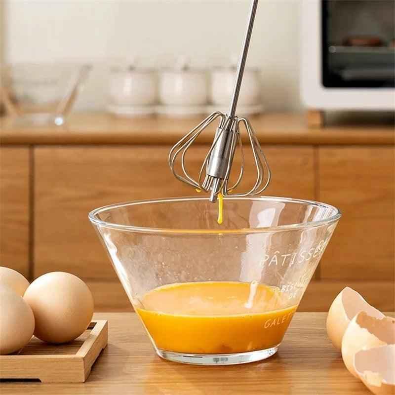 Egg beater stainless steel spring egg beater