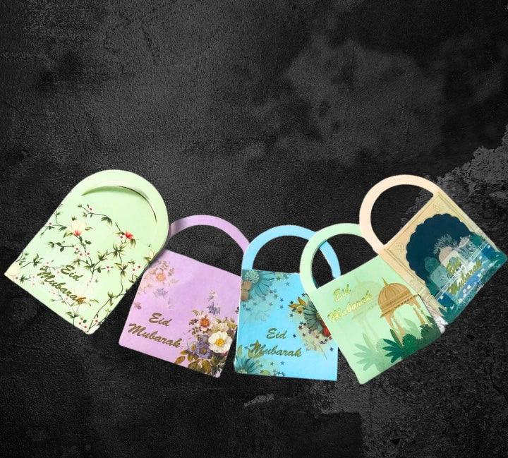 Pack of 10 Eidi Envelopes Pack - Stylish Purse Design for Gifting