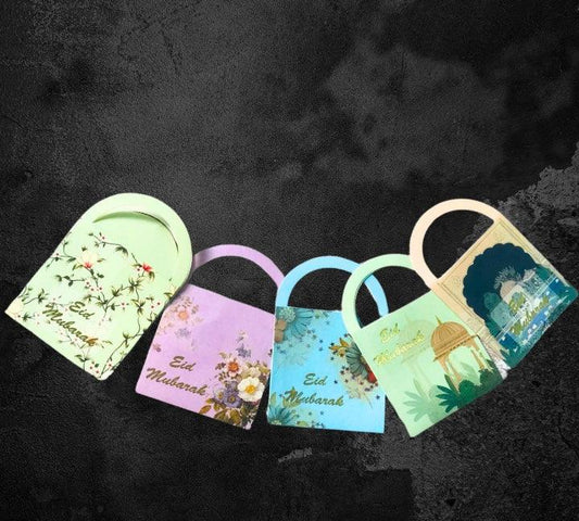 Pack of 10 Eidi Envelopes Pack - Stylish Purse Design for Gifting