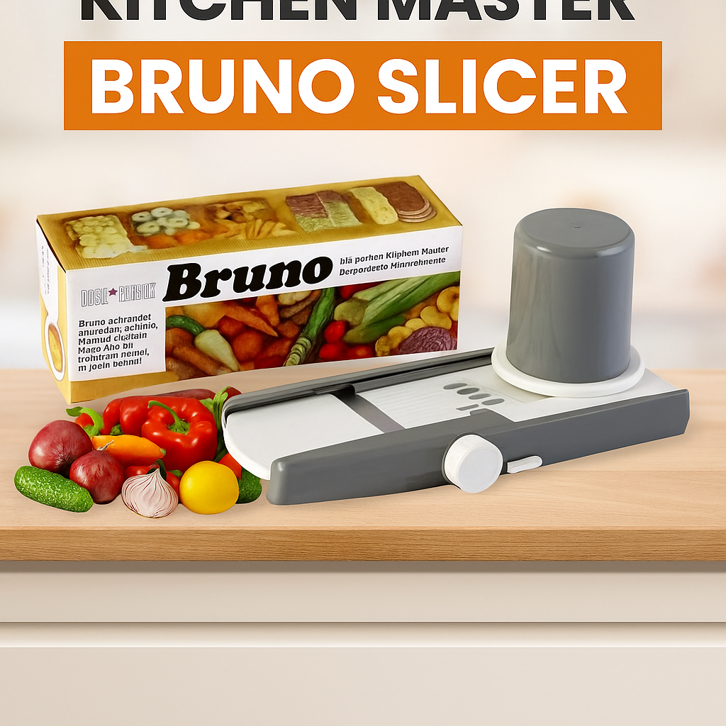 Kitchen Master Bruno Slicer – Multi-Function Vegetable & Fruit Cutter