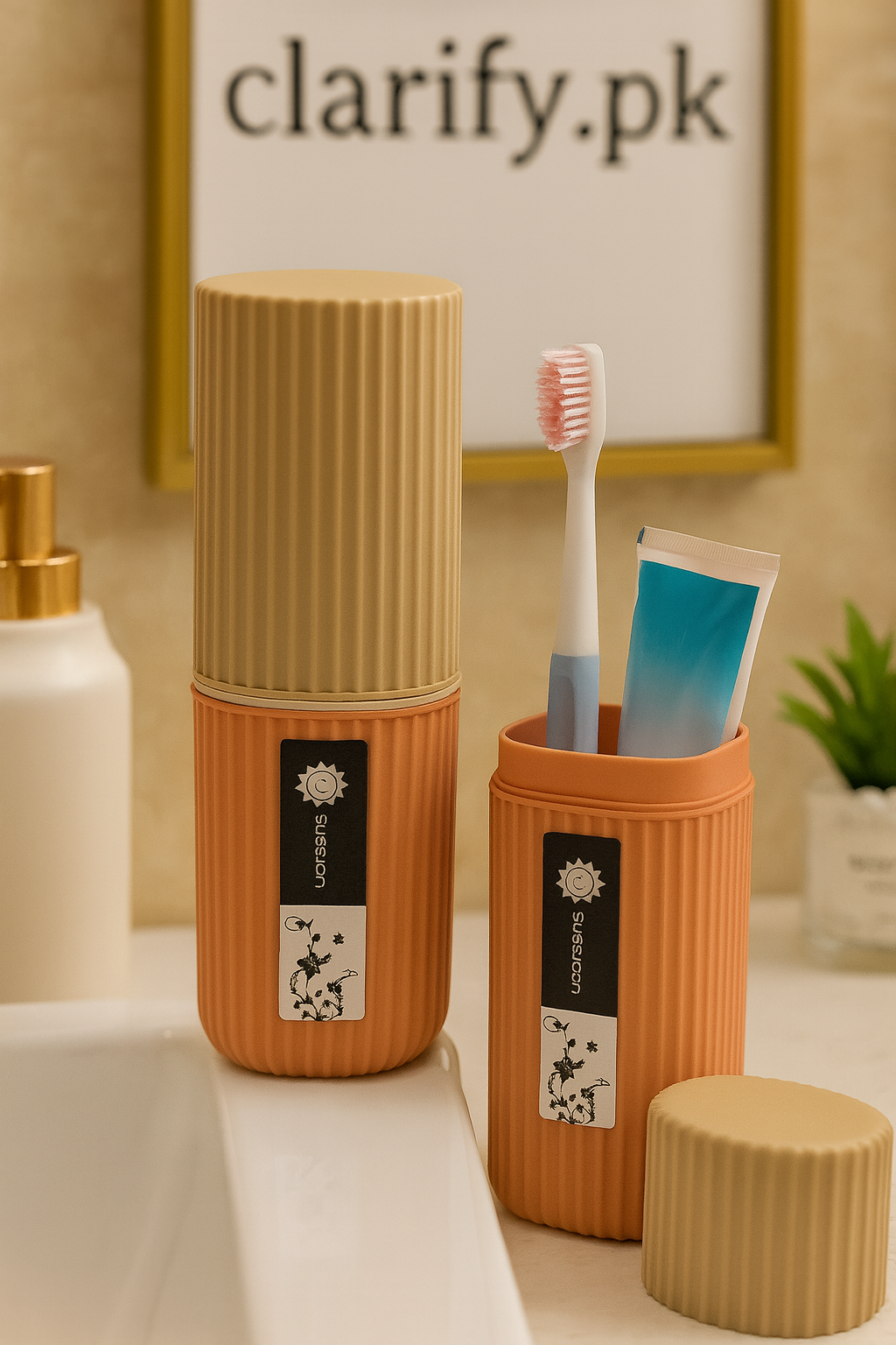 Travel Toothbrush Holder Box – Portable Hygiene Case