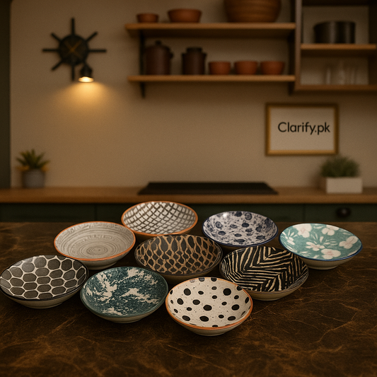 Porcelain Mini Plate – Decorative Snack Plate (each)