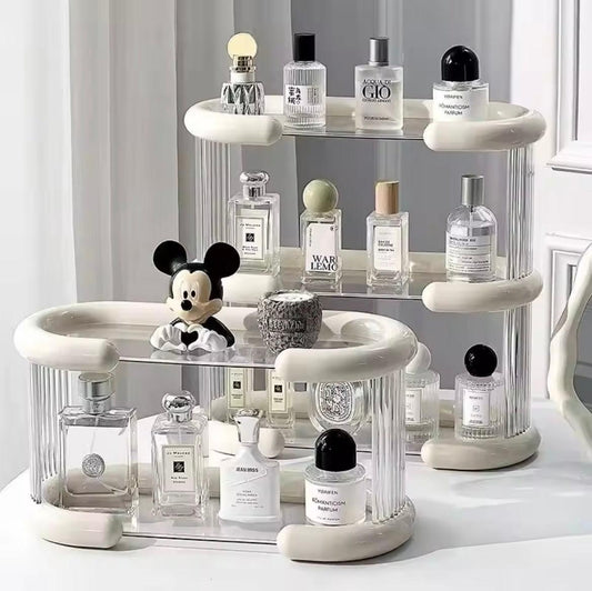 Multipurpose Storage Rack for Bathroom, Kitchen, and Vanity – Organizer Shelf for Cosmetics and Essentials - Clarify.pk