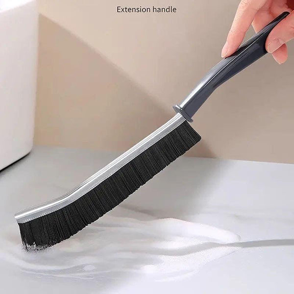 Pack Of 2 Gap Cleaning Brushes, Bathroom Gap Scrub Brush, Sturdy Bristle Brush, Durable Grout Scrubber, Corner Cleaning Brush, Hard Bristle Brush for Household Use.