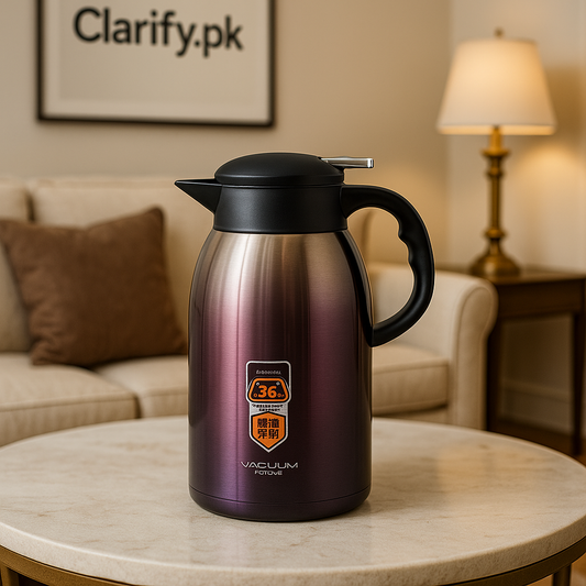 2.2L Stainless Steel Thermal Flask – Purple Hot & Cold Bottle
