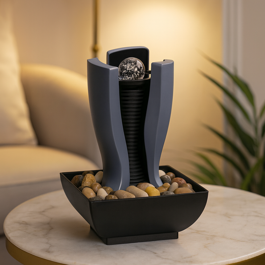 Electric Water Fountain – Relaxing Indoor LED Décor Piece