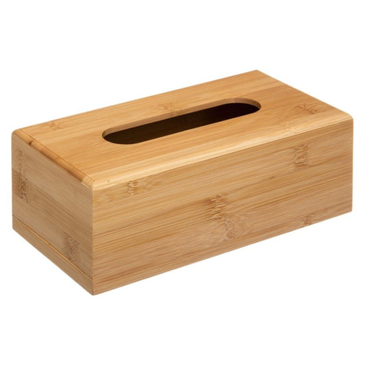 Bamboo Wooden Tissue Box – Natural 300g Eco-Friendly Holder