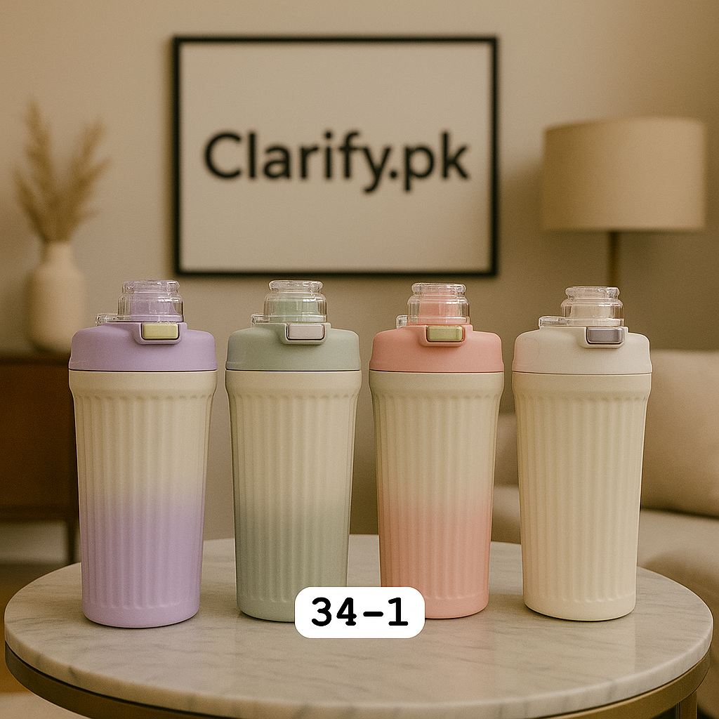 Gradient 750ml Stainless Steel Water Bottle with Lock Lid