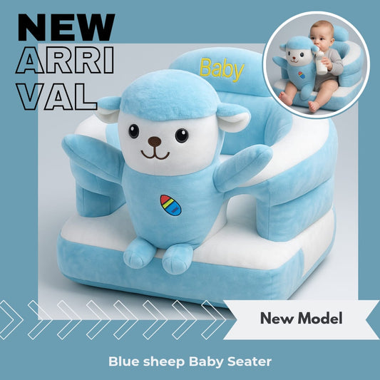 Blue Sheep 360° Baby Support Sofa – Plush Seater