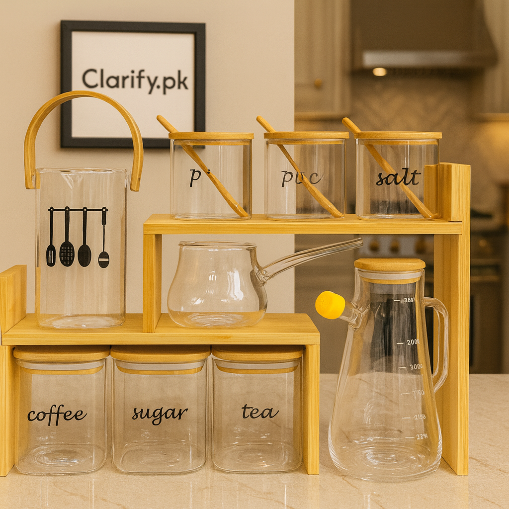 Glass Storage & Serving Set – Elegant Airtight Containers