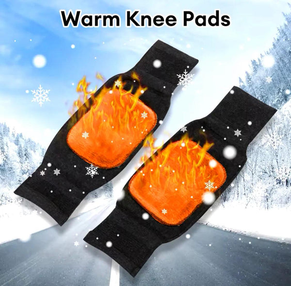 Soft Warm Wool Knee Pads, Cashmere Wool Knee Brace Pads, Elastic Knees Sleeves Support Sleeves. With out belt.