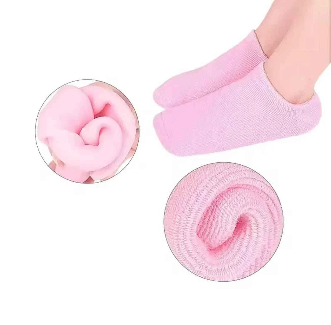 Reusable Moisturizing Gel Heel Socks.