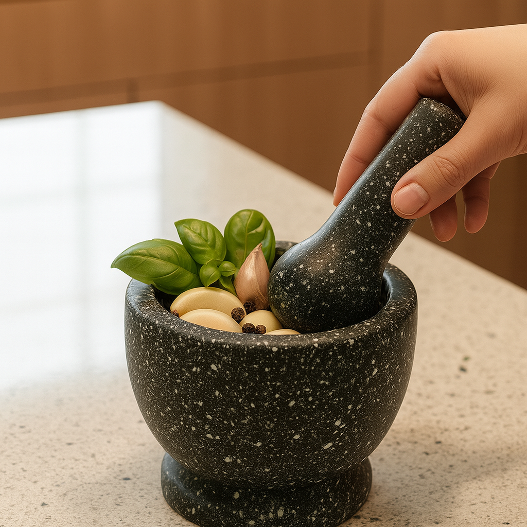 Hamam Dasta – Fiber Material Mortar & Pestle