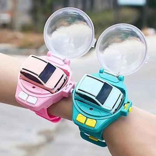 Mini Rechargeable Remote Control Watch Car Silicone Strap